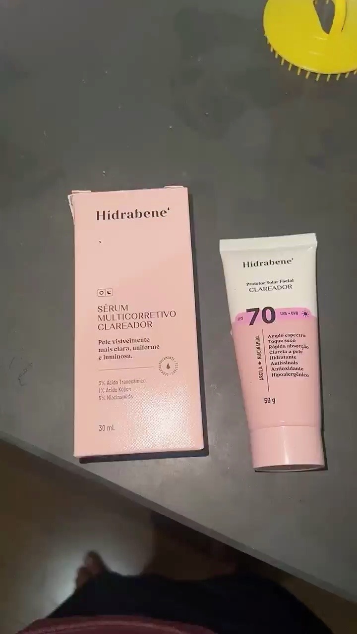 Kit Hidrabene recebido pela cliente